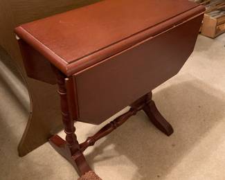 small double drop leaf side table