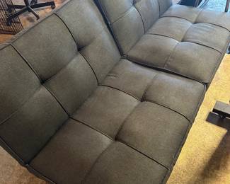 Excellent futon in great condition, plus another sofa and small tables, misc furniture