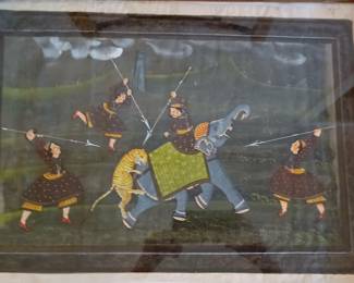 Divine painting on the thinnest silk!