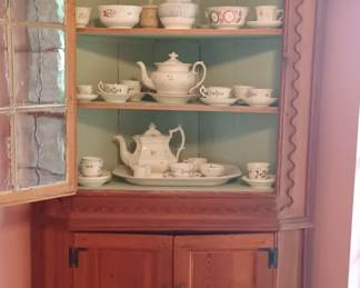 19th Century Pine. Corner Cabinet. Gorgeous 