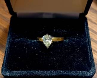 14k 1.04 Carat Solitaire 