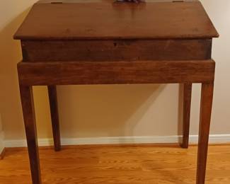 19th Century Mahogany Drafting Desk