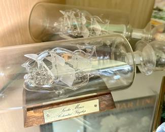 Ships in glass bottles