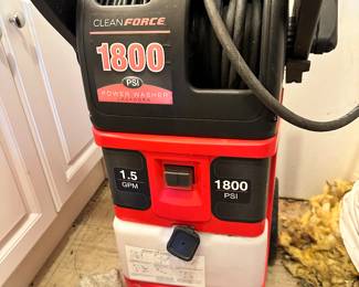 Clean Force 1800 Power Washer
