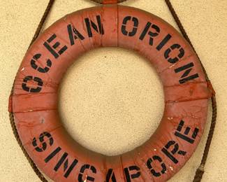 Vintage Ocean Orion Singapore Life Preserver