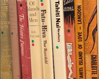 Huge Collection of Vintage Tiki, Nautical, High Sea Adventure Books