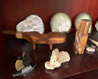 Vintage Tahitian Shells and Souvenirs