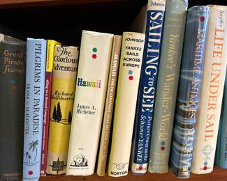 Vintage Adventure Books: Great Pirate Stories, The Glorious Adventure, Hawaii, Yankee Sails Across Europe, Life Under Sail and More!