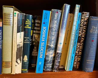 Huge Collection of Books about Sailing and Ships! Jack London and More!