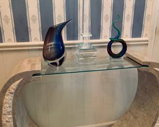 love the modern table