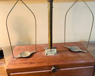 antique medical scale
