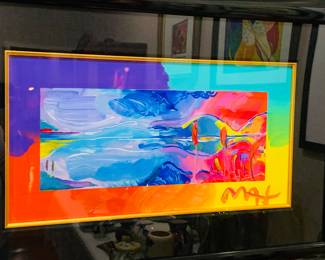 Peter Max "Four Seasons: Winter/ Spring"  Serigraph artist signed--Comes with COA