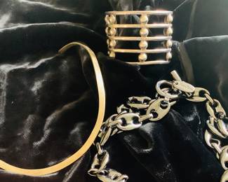 beautiful jewelry including silver and this vintage Neiman Marcus stone necklace