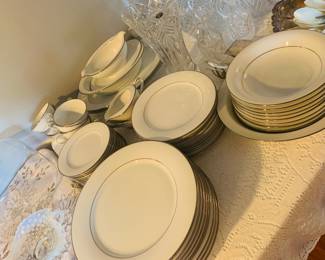 Lenox china in the Envoy pattern