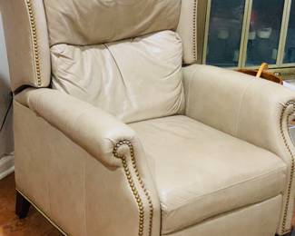 Hancock Moore leather recliner--super nice