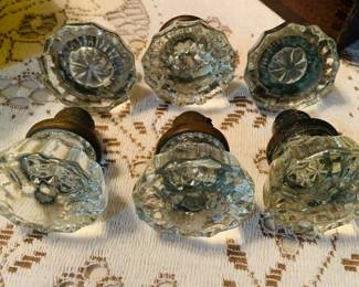Antique Crystal doorknobs. 