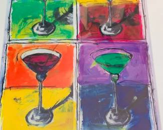 signed seriograph by artist Michael Babyak--Pop artist