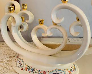 new in box Lenox menorah 