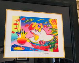 Peter Max "Dream" artist signed serigraph--Comes with COA