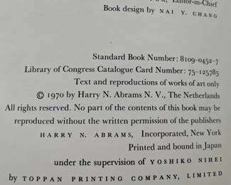 ABM137    $120   NORMAN ROCKWELL COFFEE TABLE BOOK   -   FIRST EDITION - 1970  -  PUBLISHER - HARRY N. ABRAMS, INC.    