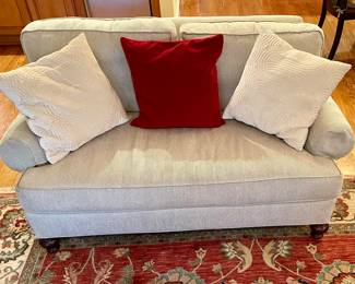 ABM018   $1400   WESLEY HALL UPHOLSTERED LOVE SEAT 
