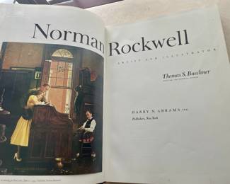 ABM137    $120   NORMAN ROCKWELL COFFEE TABLE BOOK   -   FIRST EDITION - 1970  -  PUBLISHER - HARRY N. ABRAMS, INC.    