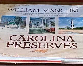 WILLIAM MANGUM "CAROLINA PRESERVES" PICTURE BOOK