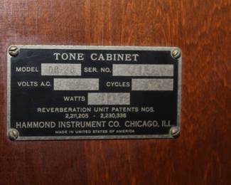 Hammond Tone cabinet DR-20