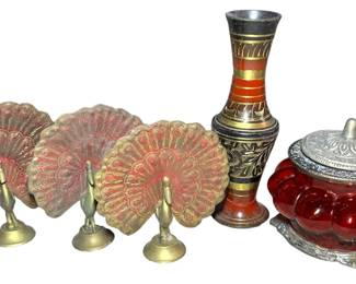 Red Brass Home Decor