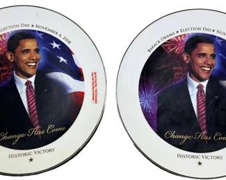 Barack Obama Plates