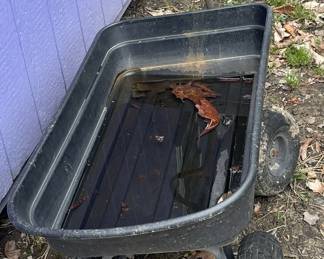 Wheelbarrow.