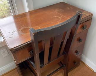 Antique sewing machine.