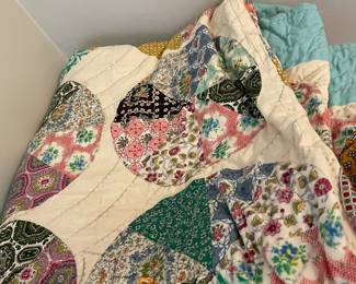 Handmade vintage quilt.