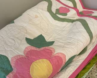 Handmade vintage quilt.