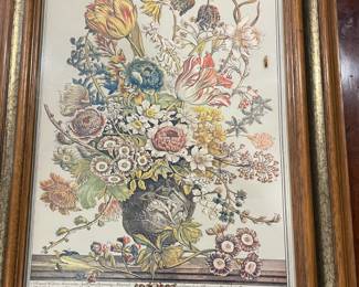 Monthly floral print.