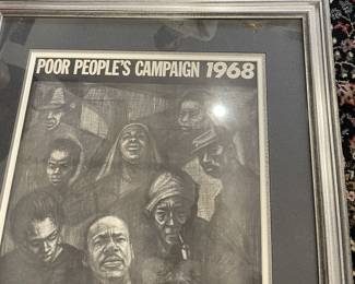 1968 SCLC Poor People's Campaign Poster.