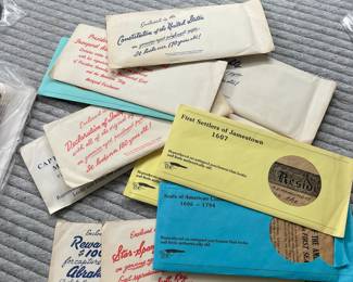 Parchment reproductions in envelope.