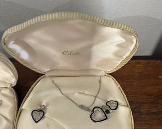 Celeste necklace and earring set.