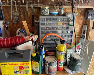 Tools and other items.