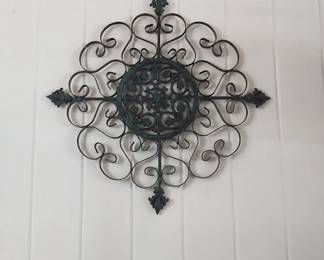 Metal wall decor