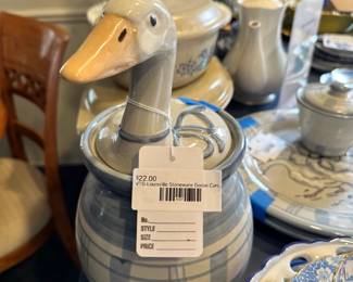 Vintage Louisville Stoneware Goose Canister