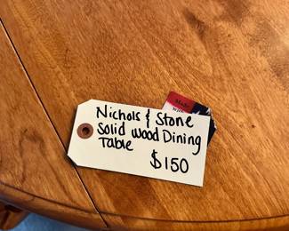 Nichols & Stone Solid Wood Dining Table