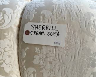 Sherrill Cream Sofa