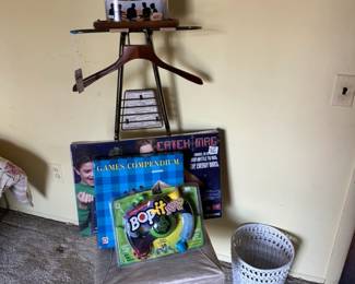 Bop-It Extreme 2, Electronic Catch Phrase Game, Catch Mag Game, Mid-Century Dressing Chair