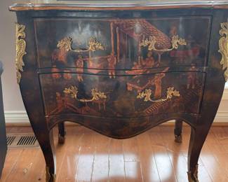 Maitland-Smith Japanned Commode