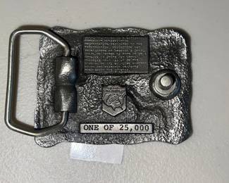 Vintage Quail Unlimited Belt Buckle Limited Edition 1 Of 25,000