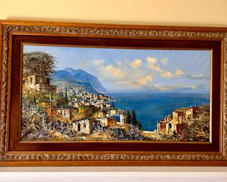 Oil on canvas painting