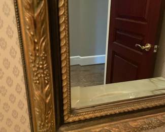 Gold and black mirror (40" x 29") 