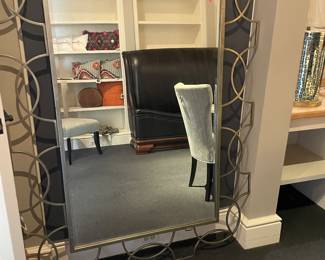 Large stainless mirror