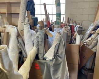 Upholstery and drapery fabric - by the rolls :)